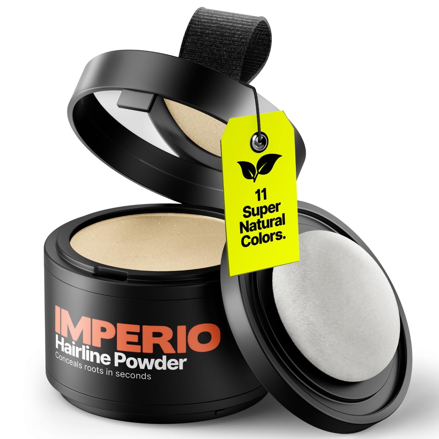 IMPERIO Root Touch Up Hair Powder for Concealing Hair Loss instantly - Hairline Powder for Women & Men - Water resistant Root Cover Up for Thinning Hair in Premium Hairdressing Quality (Light Blonde)