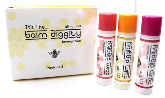 It's The Balm Diggity Beeswax All Natural, Moisturizing, And Nourishing Lip Balm, Made With Only 5 Ingredients, 1 tube, 0.15 ounces (3-PACK)