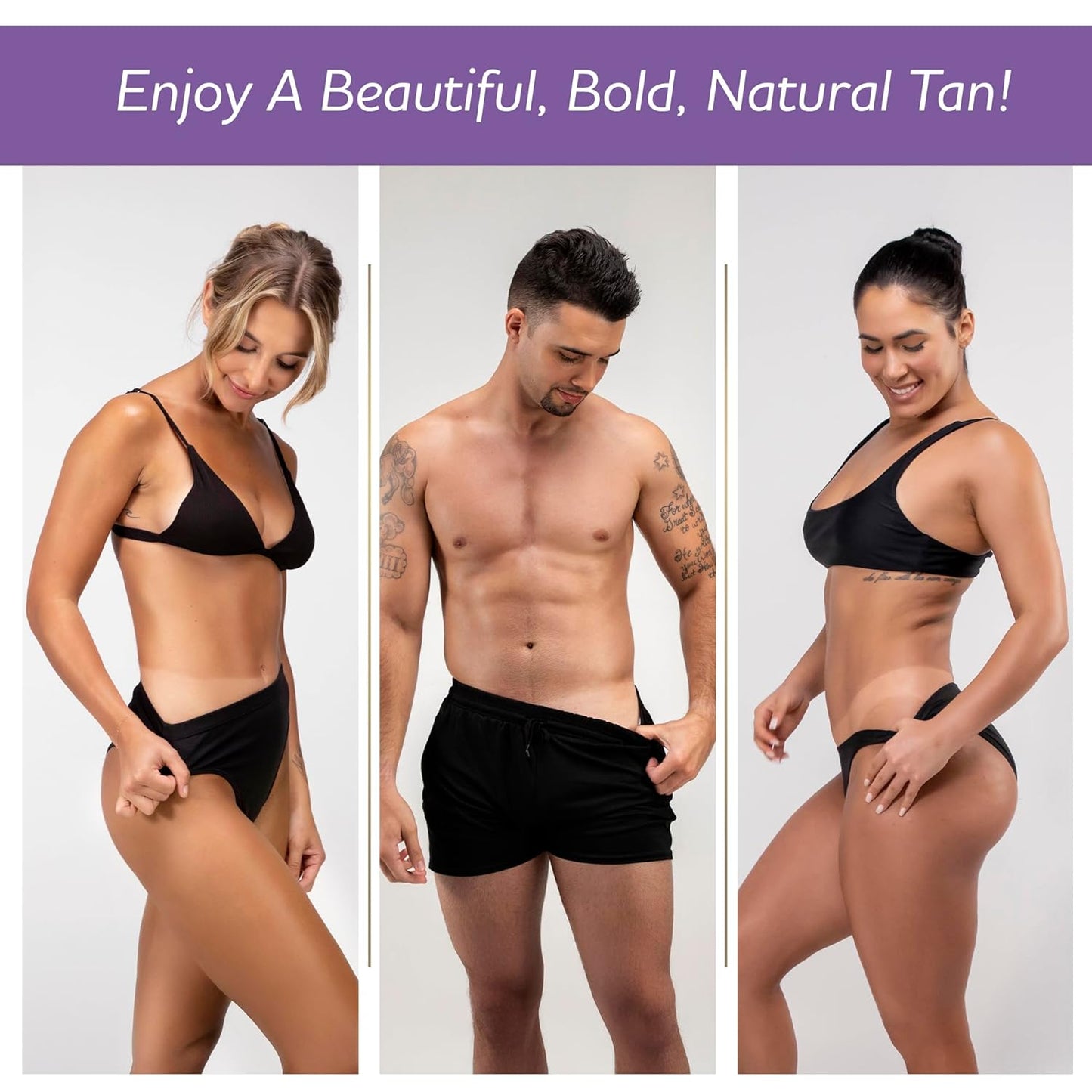 Norvell Venetian Sunless Self Tanner Gradual Color Extender Lotion 8.5 fl oz – Moisturizing Self Tanning Cream with Violet & Brown Tones, Instant Bronzer, Natural Fake Tan