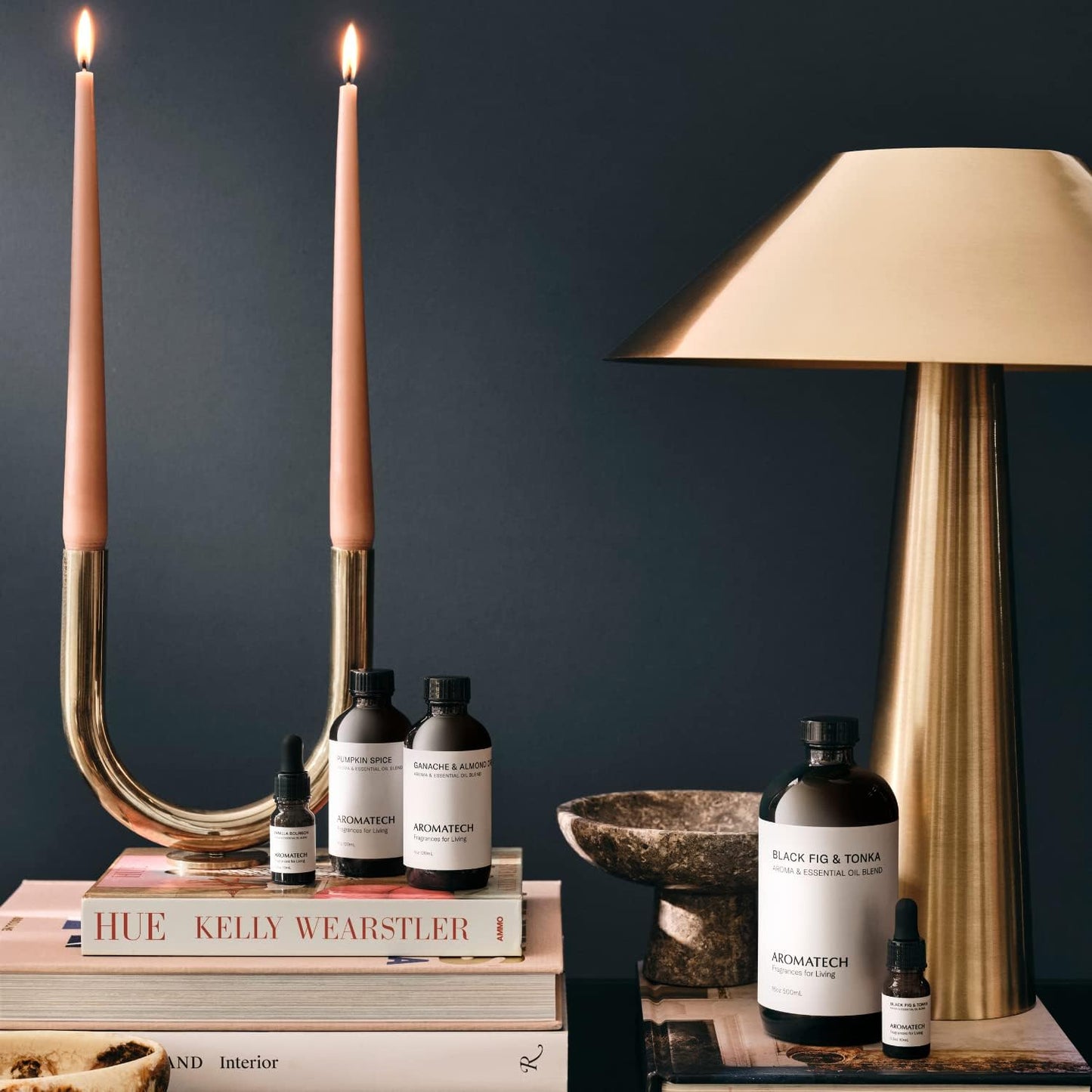 AromaTech Pumpkin Spice Aroma Essential Oil Blend: Luxury Hotel Inspired Aromatherapy with Pumpkin, Cinnamon & Vanilla Cream for Ultrasonic Diffusers & Nebulizers - 4 fl oz, 120 mL