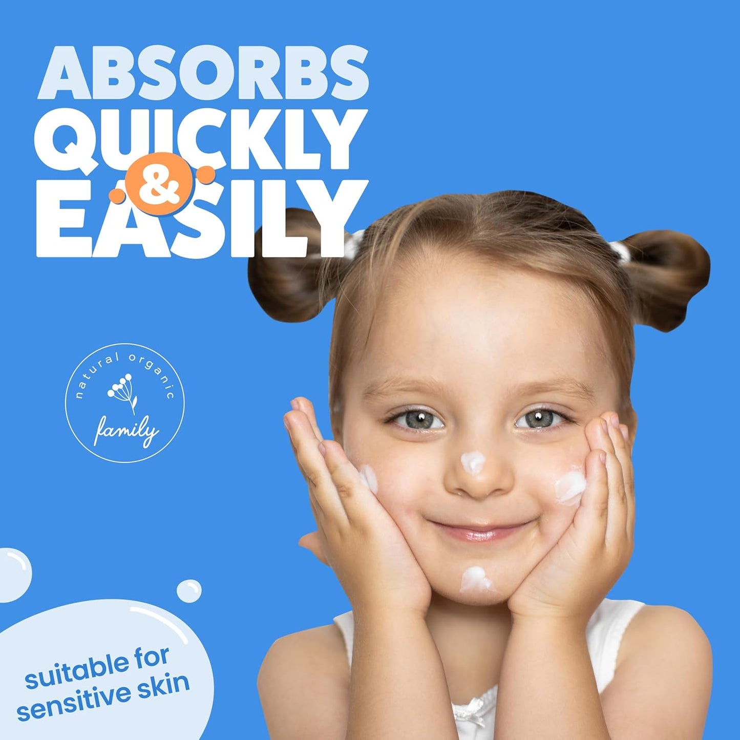 Award-Winning Kids Face Cream - Gentle & Calming Moisturizer with Natural Ingredients for Sensitive & All Skin Types - Fragrance-Free