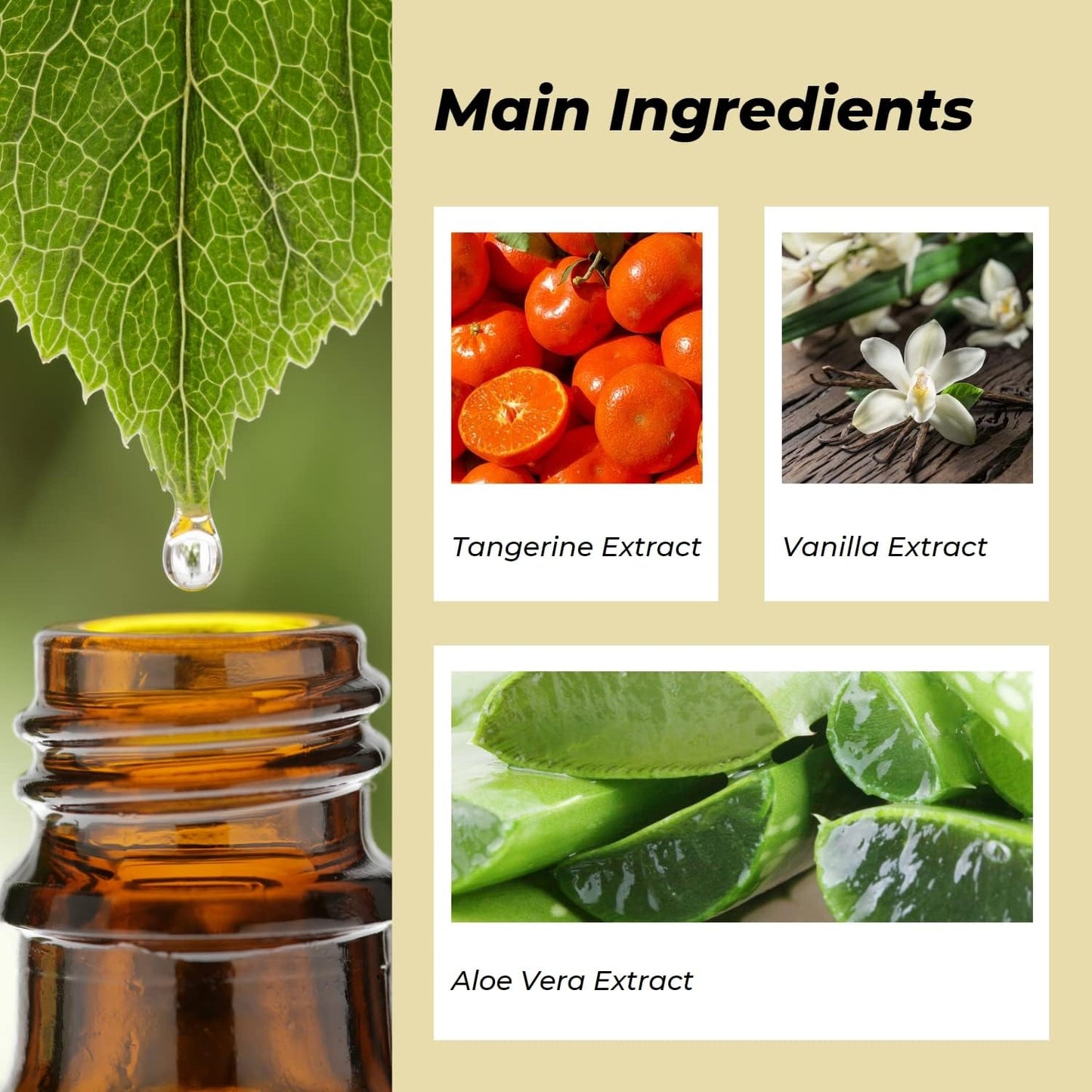 Benatu Citrus Vanilla Essential Oil Blend Spray for Body and Hair, Multi-Use Natural Uplift Scent Aromatherapy Room Linen Mist for Bedding, Pillow, Fabric, Car 4 fl oz