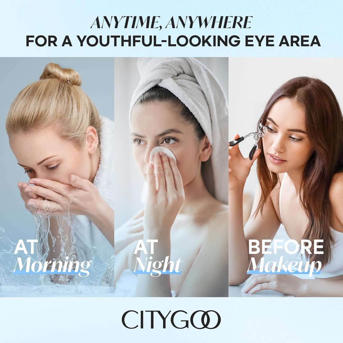 CITYGOO Retinol Eye Stick With Collagen, Hyaluronic Acid For Dark Circle, Under Eye Cream Anti Aging, For Puffiness and Bags Reduces Fine Lines (Peptide Moisturizing Eye Stick, 1pcs)
