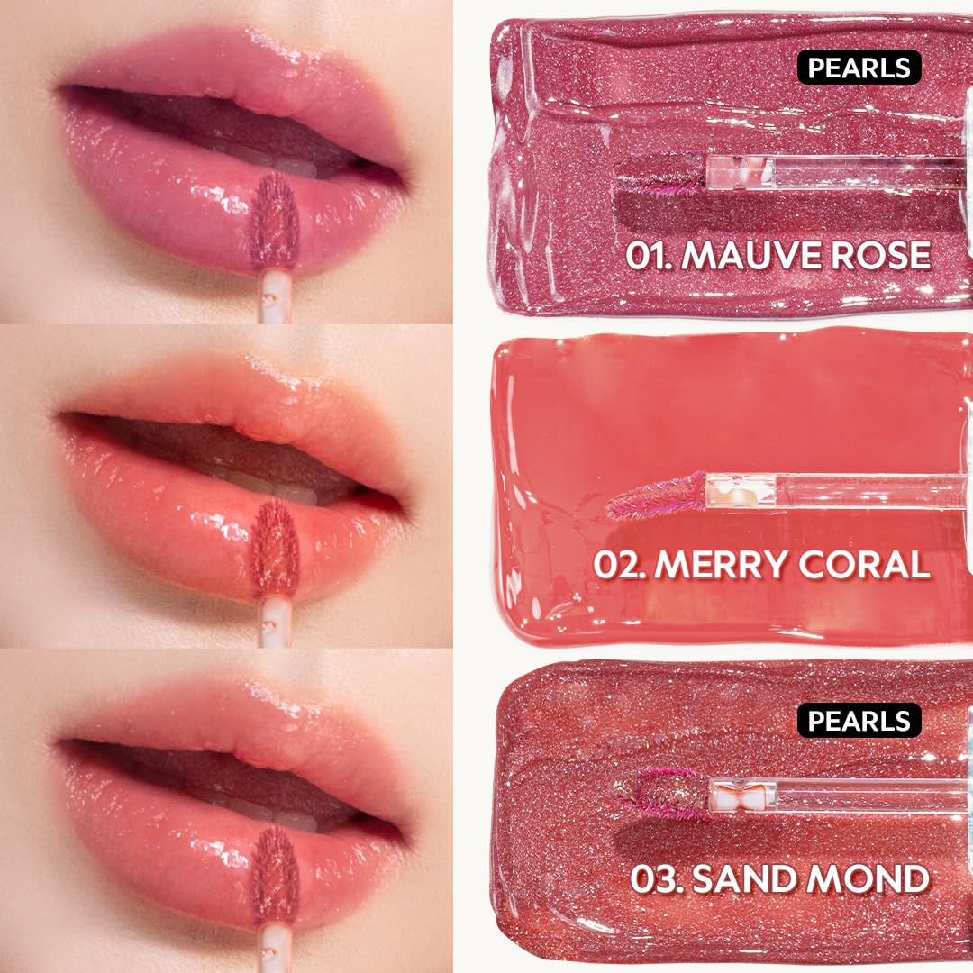 TIRTIR Waterism Tinted Lip Gloss #05 Scotch Shot, 0.14 Fl Oz – Kiss Ready Lipgloss, 12H Long Lasting Non Sticky Natural Tinted Glow Korean Multiuse Cheek and Lip Tint for Women gift