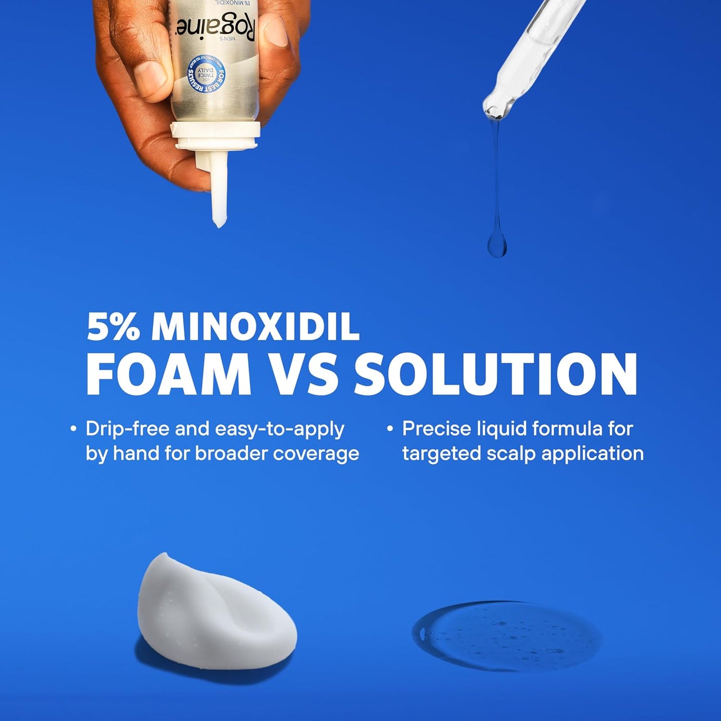 Men’s Rogaine Extra Strength 5% Minoxidil, Topical Solution for Thinning & Hair Loss, Clinically Proven FDA Approved Minoxidil for Men Treatment, Regrow Fuller Hair, 3 Month Supply, 3 Bottles