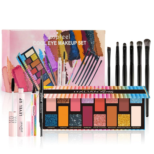 Makeup Kit for Women, All in One Makeup Gift Set for Women and Teen Girl, Full Makeup Kit with Eyeshadow Palette Mascara Eyeliner Pencil Eye Shadow Brush