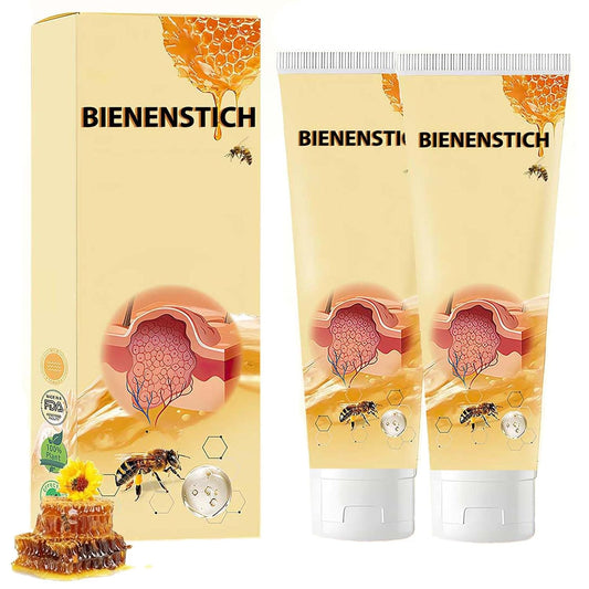 Bee Venom Cream, Professional Bee Venom Cream for All Parts of Neck, Waist, Back, Hands, Feet, and Legs（2Pcs）