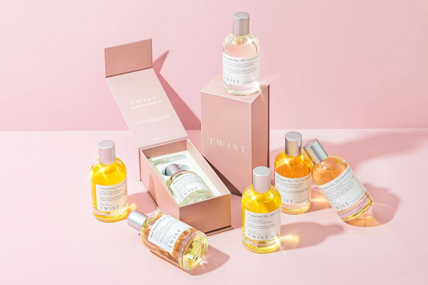 Twist Love at First Sniff No. 132 - Inspired by Manc. Instant Crush, Long-Lasting Perfume for Women & Men, Vegan, Clean Ingredients, Saffron & Amber Fragrance – Spray 100 ml | 3.4 fl. oz.