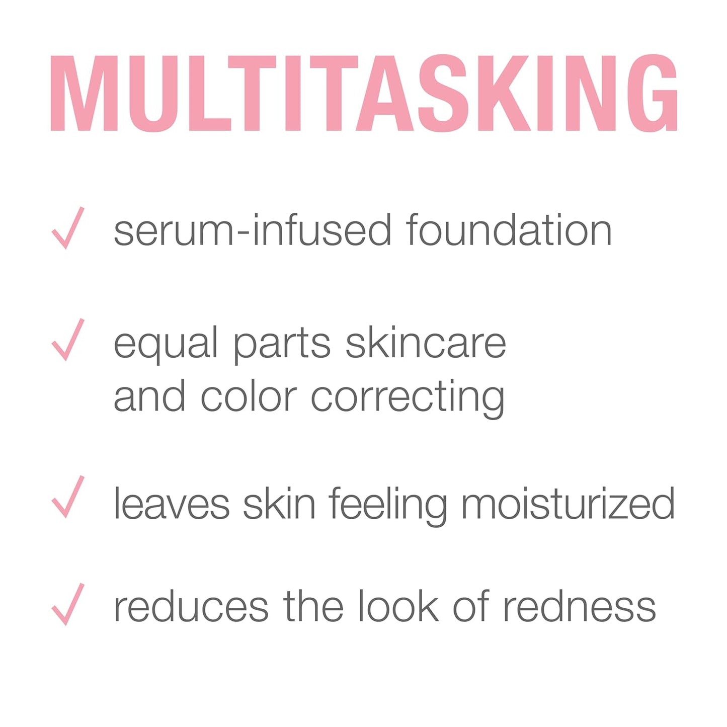 Neutrogena Healthy Skin Sensitive Skin Serum Foundation with Pro-Vitamin B5, Color Correcting & Pore Minimizing Liquid Foundation & Face Serum, Buildable Coverage, Medium/Deep 03, 1 oz