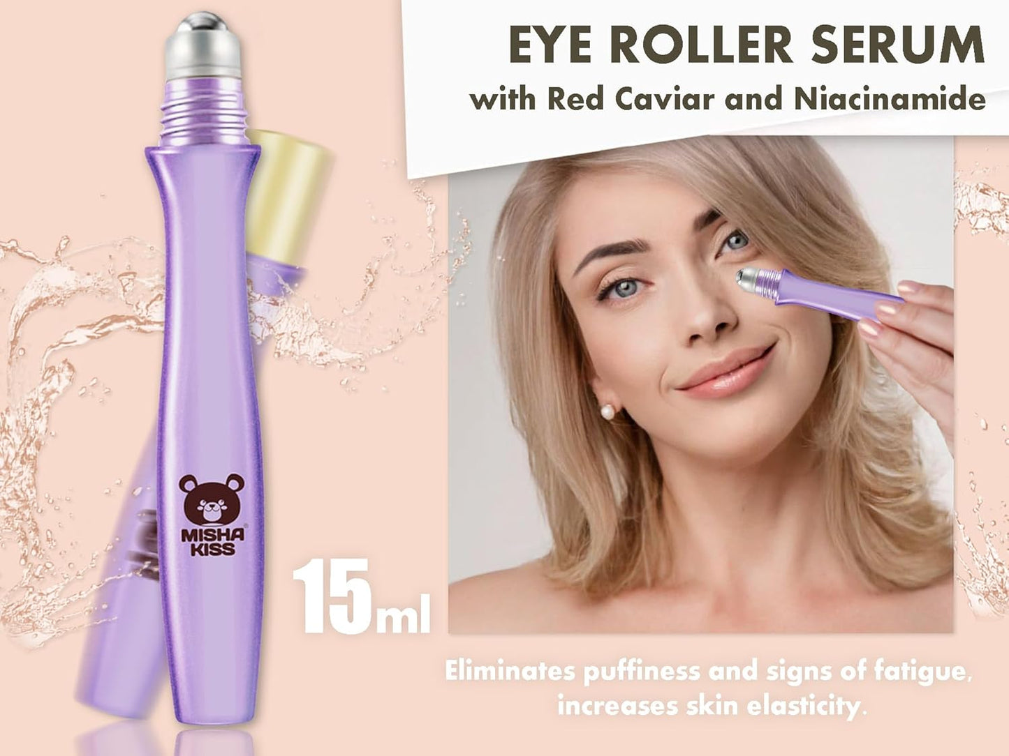 Lifting, Moisturizing and Hydrating, Anti-Aging, Anti-Wrinkle Skin Care Variety Set of 3 for Puffy Eyes, Dark Circles, Eye Bags, Fine Lines | Under Eye Patches 30 Piece | Serum | Cream.