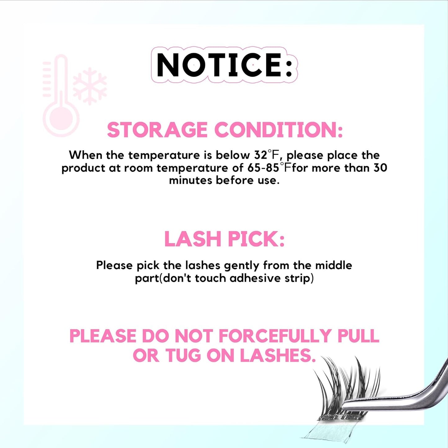 GAQQI Self Adhesive Eyelashes Clusters, No Glue Lash Clusters 10-16mm Dense & Volume Spiky Cluster Lashes, No Band Press On Lashes, More Comfortable & Stronger Hold (Twin）