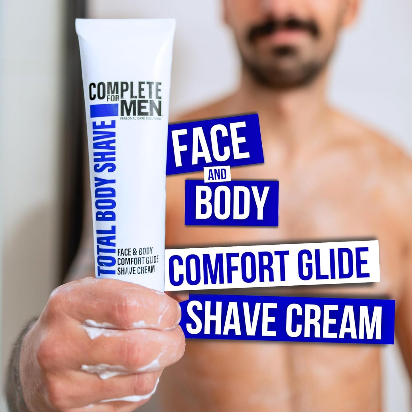 Sensitive Skin Shaving Cream, Face and Body Shaving Cream, Comfy Body Glide, Irritation Free Shave, Protect from Razor Burn, Everyday Shave Cream for Men