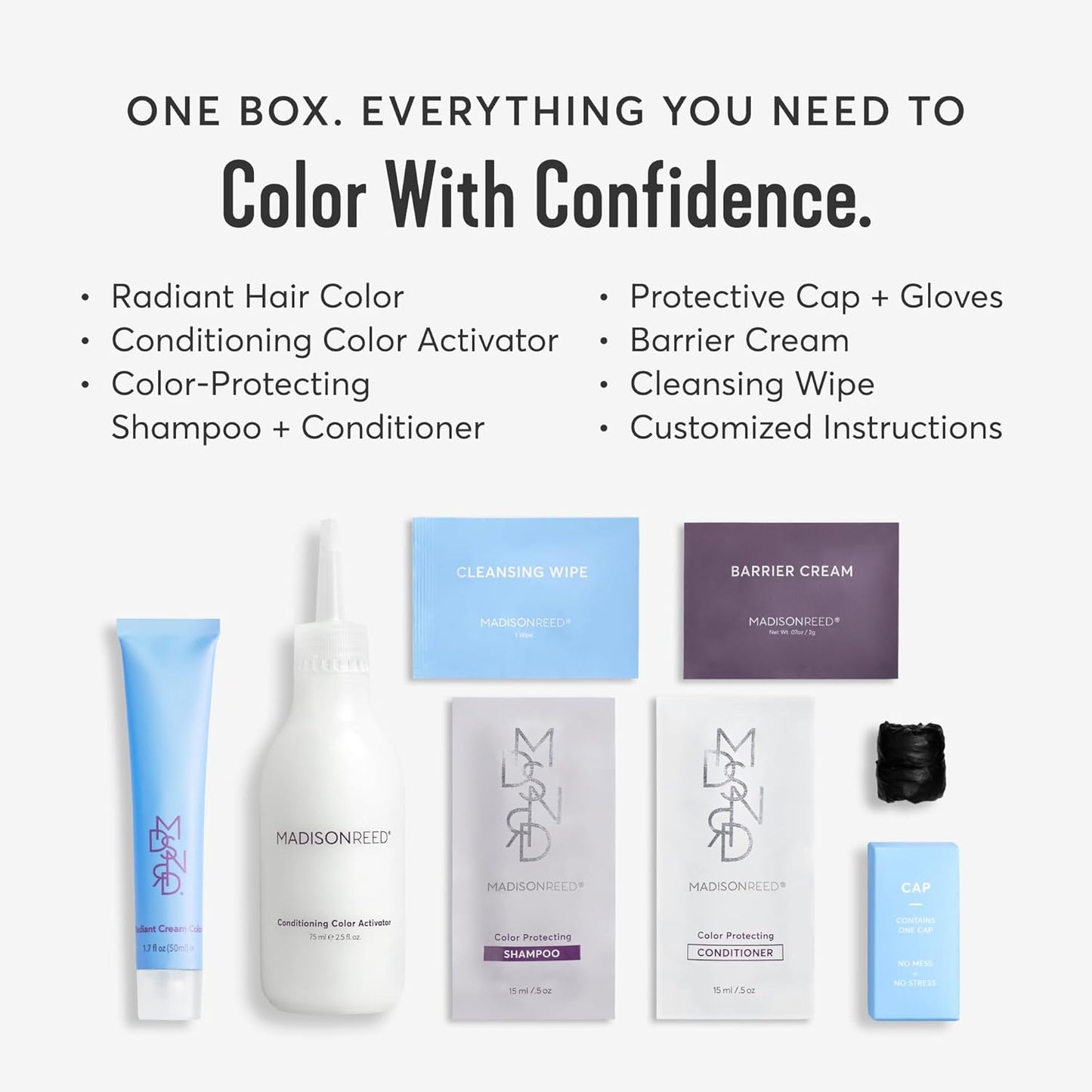 Madison Reed Radiant Hair Color Kit | 5NGV Dark Golden Brown with Warm Tones (Napoli Brown) for 100% Gray Hair Coverage | Dimensional Permanent Hair Dye | PPD-Free & Ammonia-Free | 1 Pack