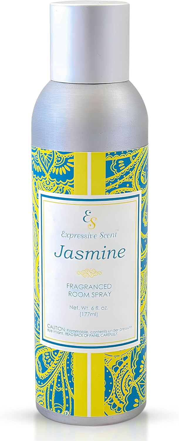 Room Spray Air Freshener - Long Lasting Jasmine Aroma for Home, Bathroom, kitchen, Office & Car – Air freshener for home 6 FL Oz