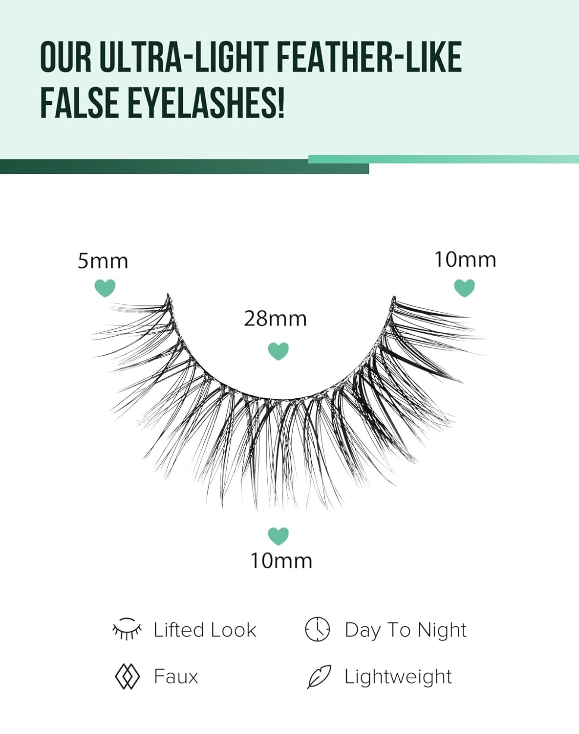 Cat Eye Lashes Wispy False Eyelashes Natural False Lashes Fox Eye Lashes Pack Demi Wispies Eyelashes Thick Mink Lashes Wispy Fake Lashes 7 Pairs
