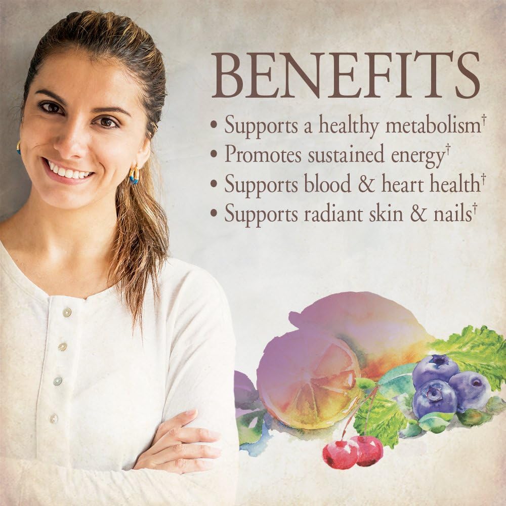 Garden of Life Organics Multivitamin for Women - Women's Once Daily Multi - Whole Food Multi with Iron, Biotin, Vegan Organic Womens Multivitamin for Health, Energy Hair Skin and Nails, 30 Tablets