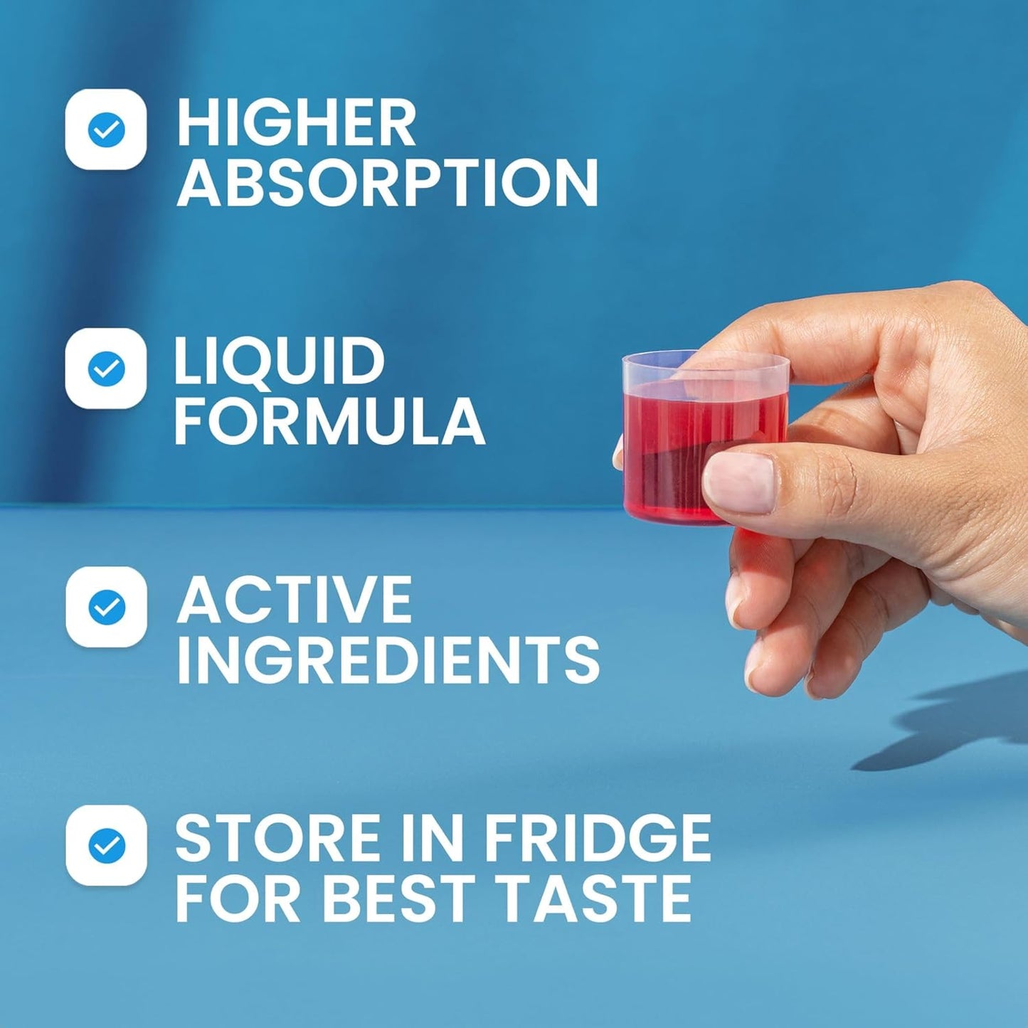 Swedish Nutra - Collagen Beauty | 10,000 mg Hydrolyzed Marine Collagen Liquid Supplement - 20 x 25 ml Daily Shots | Hyaluronic Acid and Vitamin C to Support Healthy Hair, Skin, Nails | Sugar-Free