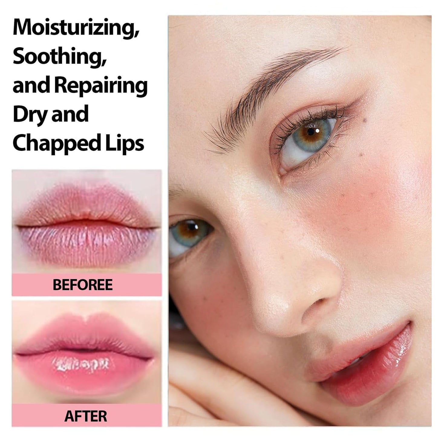 Yopela 10 Pack Tinted Lip Balm With Glitter Powder Stocking Stuffers Tinted Chapstick - Moisturizing Lip Balm with Shimmer - Lipstick Set - Assorted Colors and Favors Valentine's Gift