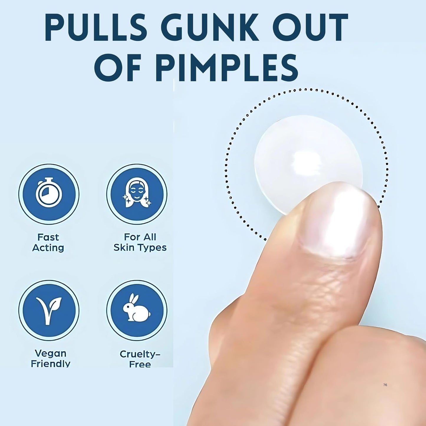 Miracle Patch - Invisible Pimple Patches for Face & Body,Fast-Acting Zit Stickers, Hydrocolloid Acne Treatment with Tea Tree Oil & Salicylic Acid–Waterproof, Hypoallergenic. 96 Counts 3 Sizes