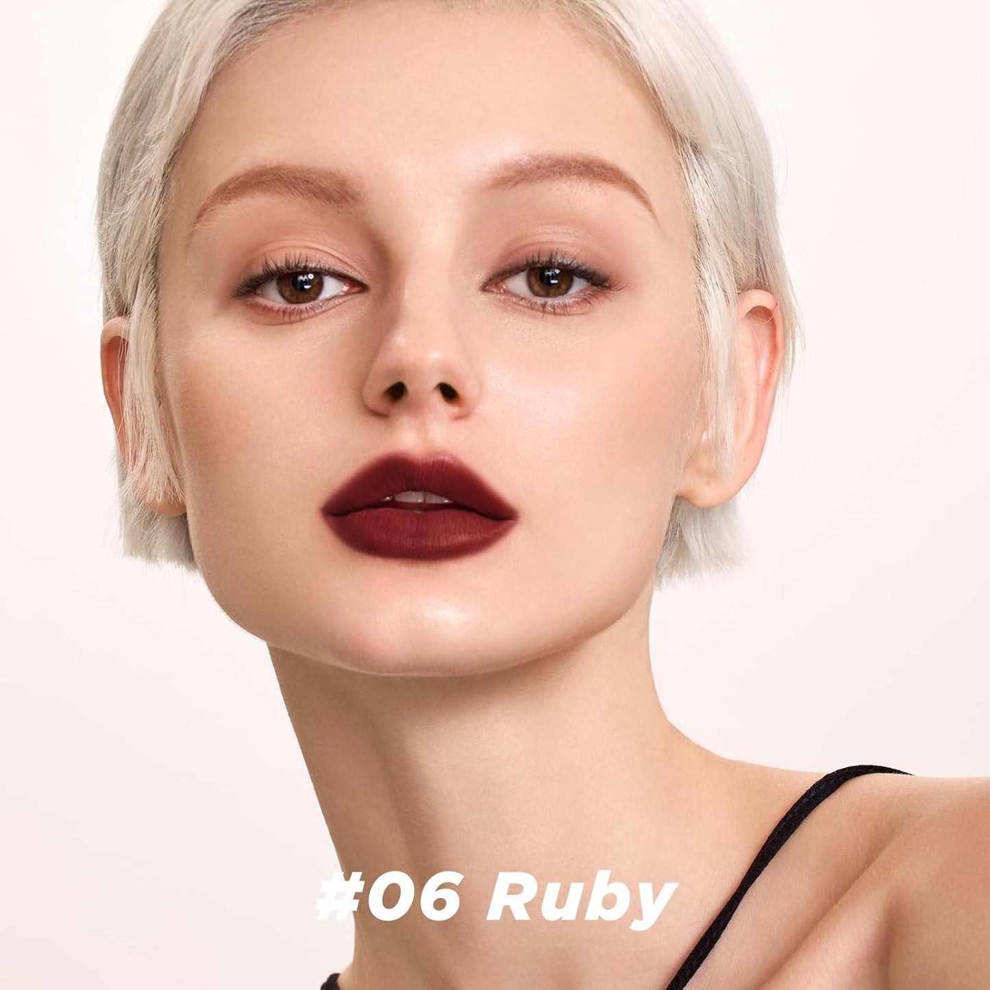 ITY Velvet Matte Finish Lip Stain-Mousse Textured Lip Clay, Red Shade, Conceals Lip Lines, Rich Pigment Lip Tint Lipsticks, 0.14 oz (4g) in Ruby