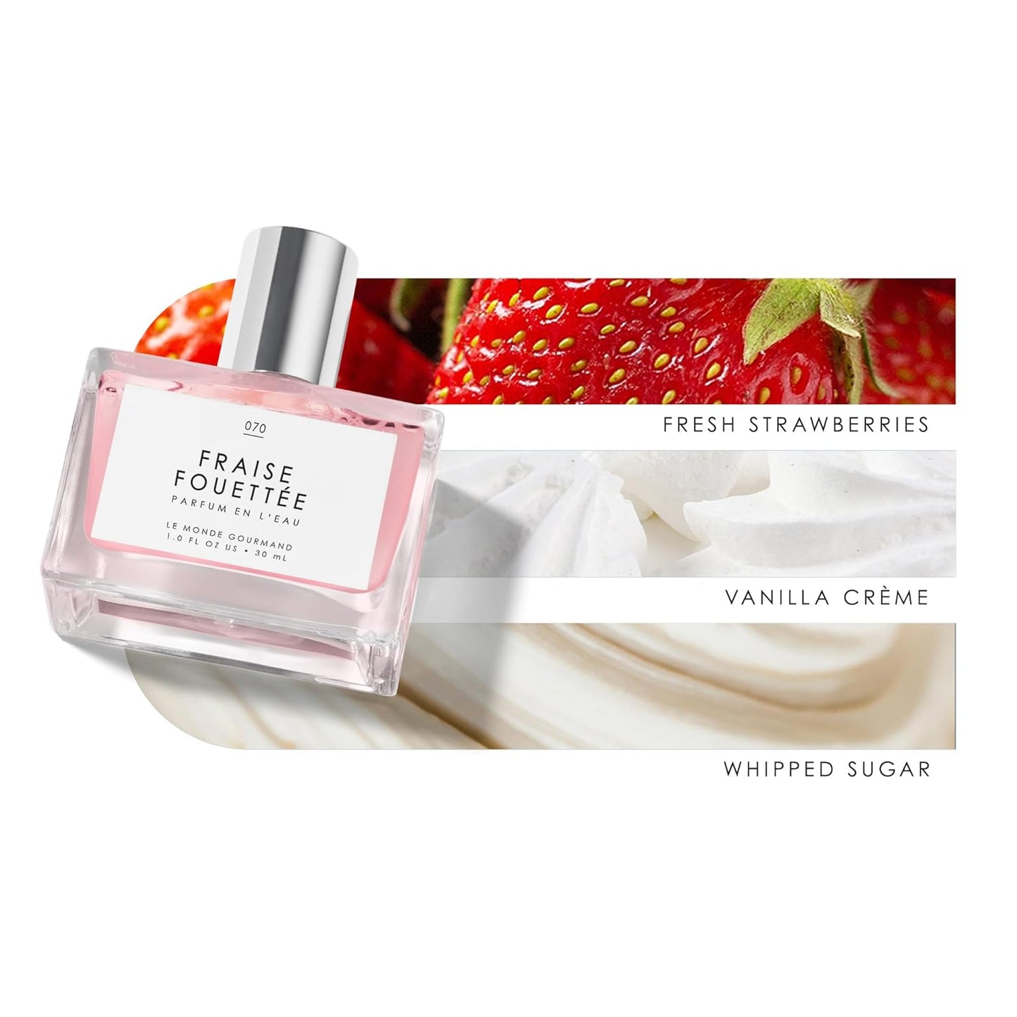 Le Monde Gourmand Fraise Fouettée Eau de Parfum - 1 fl oz (30 ml) - Vanilla, Strawberry, Sugar Perfume Notes