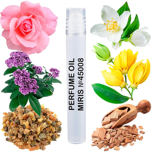 MIRIS Perfume Oil No. 45008, Inspired by Prives Psychedelic Love, Long-Lasting Unisex Roll-On For Women and Men, Rollerball 0.34 Fl Oz / 10 ml