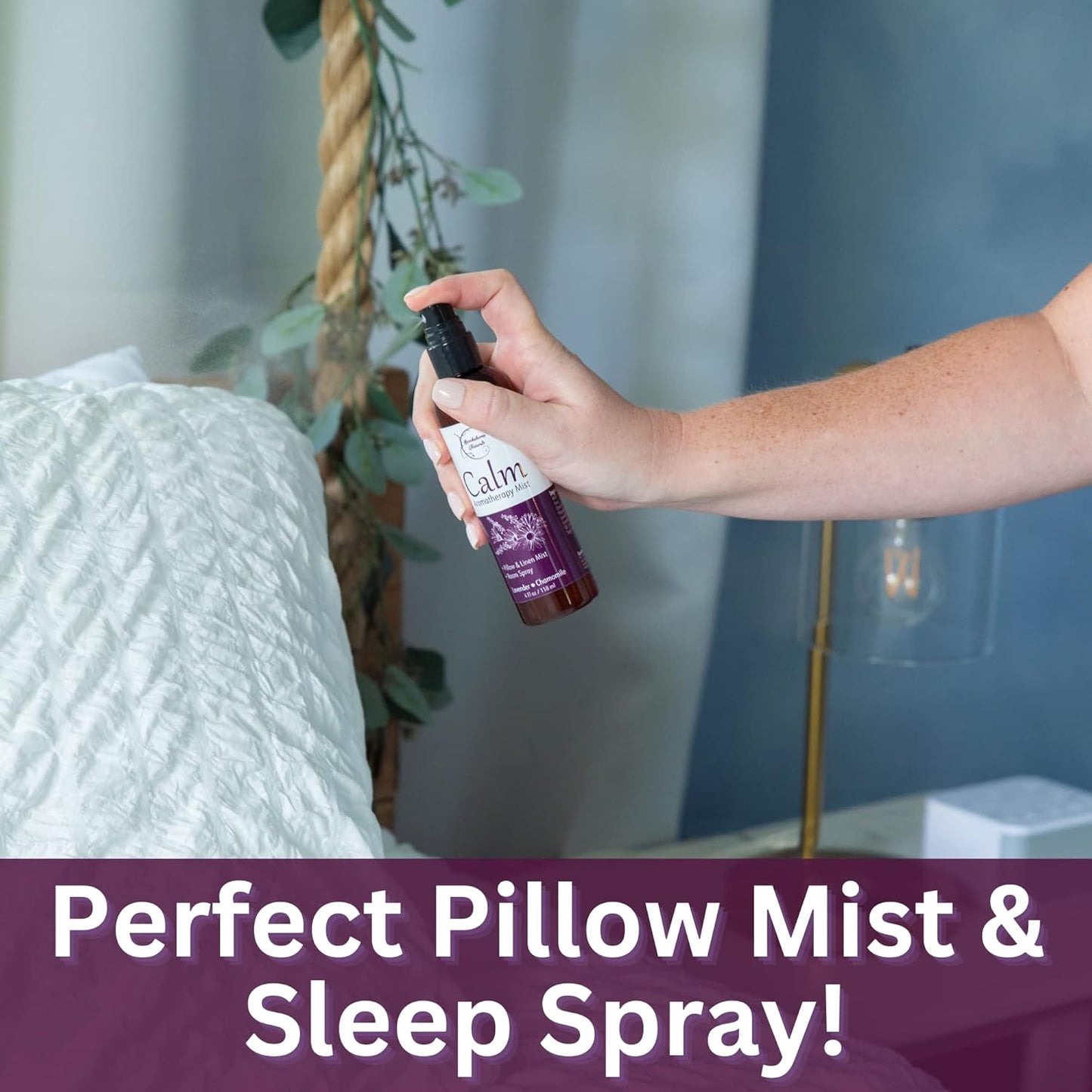 Aromatherapy Mist – Linen, Room & Pillow Spray, Set of 4 Natural Air Fresheners. Essential Oil Spray Variety Pack with Lavender, Chamomile, Eucalyptus, Peppermint & Citrus - Brookethorne Naturals