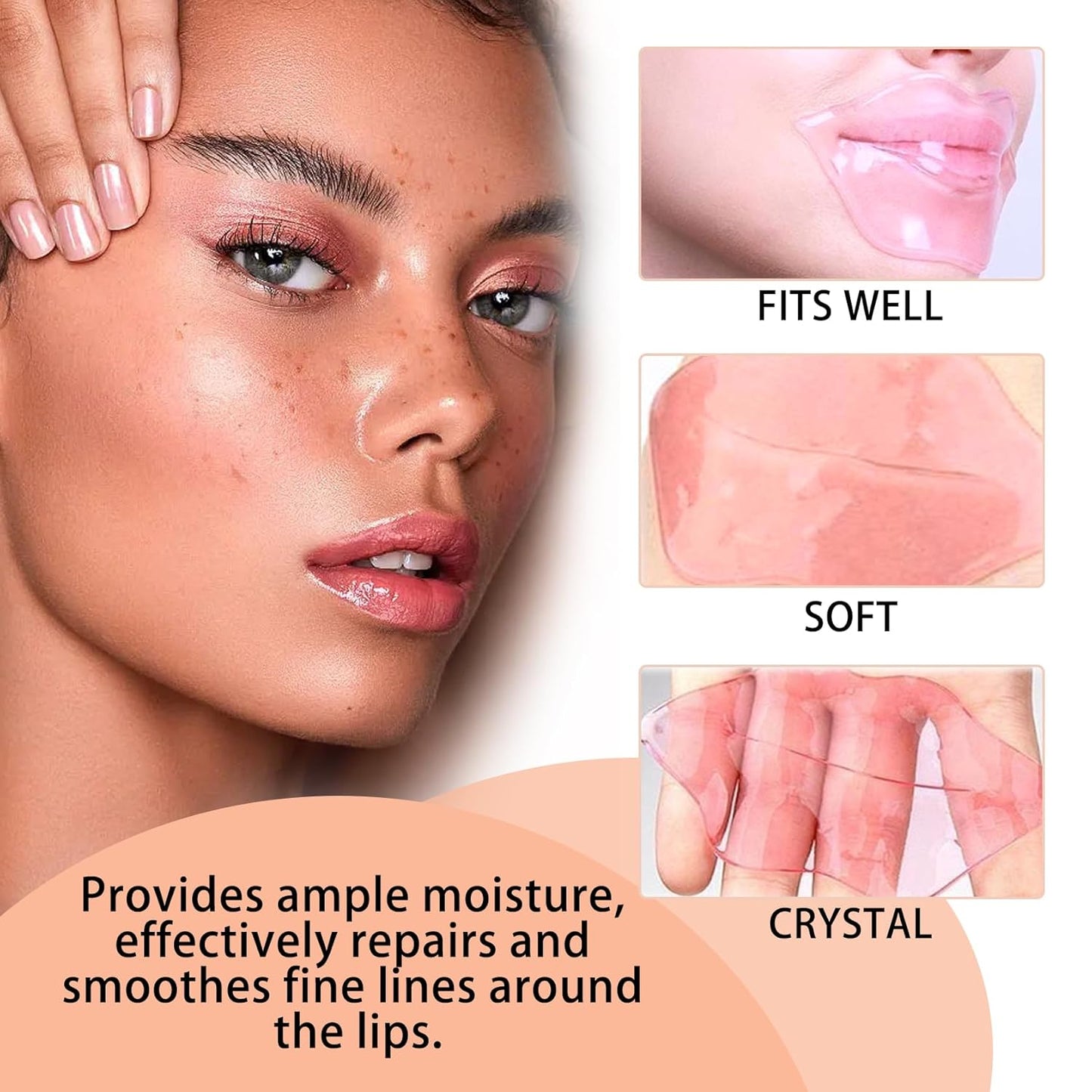 30 Packs Moisturizing Lip Masks,Overnight Lip Patches,Hydrating Lip Mask Set for Lip Care,Plumping Lip Sheet Mask,Lightweight Lip Sleeping Masks for All Skin Types