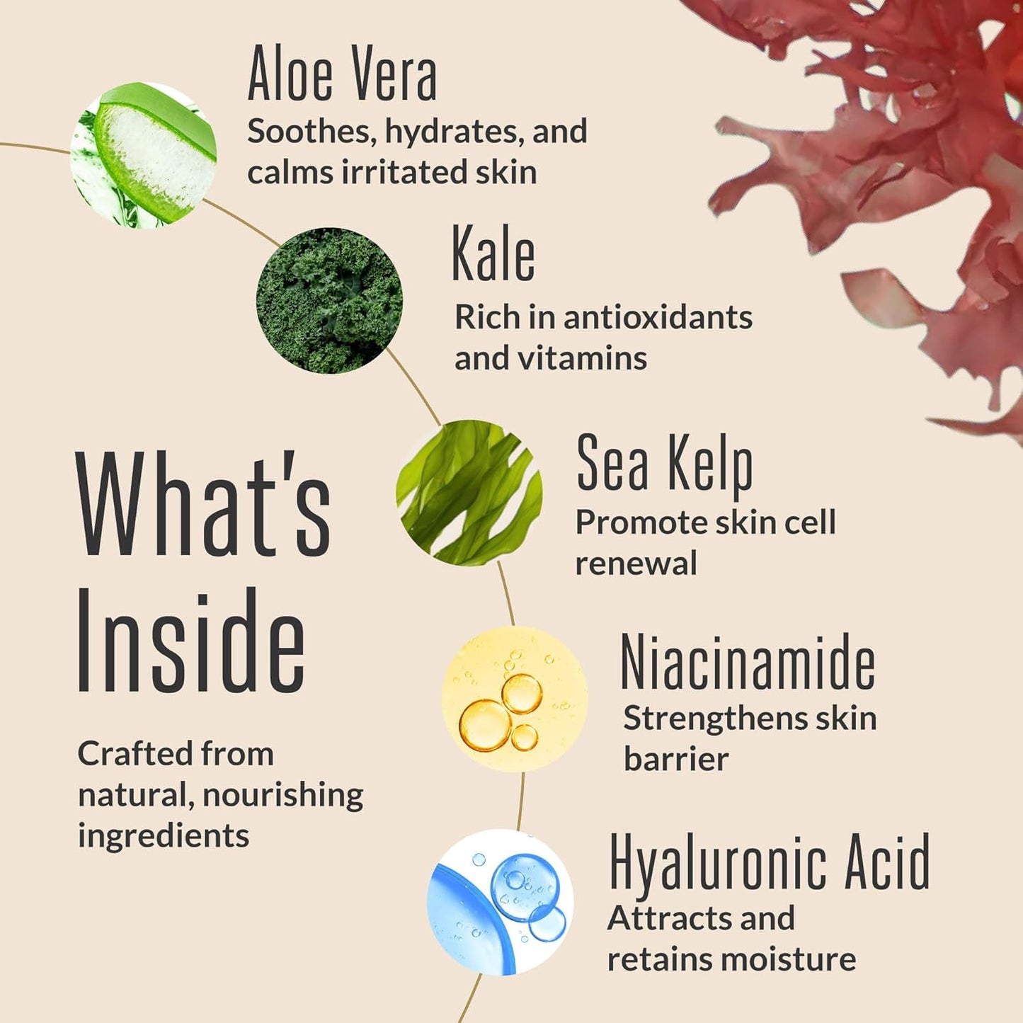 acorn+oak Eye Cream - Under Eye Cream for Dark Circles and Puffiness, Anti-Aging Skin Care with Aloe, Niacinamide, & Hyaluronic Acid to Firm Skin and Reduce Wrinkles, Soothing Face Cream (1 fl oz)