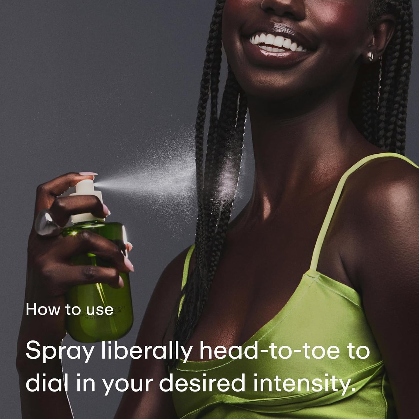 PHLUR Mrs. Smith Body Mist - Hair & Body Fragrance Mist - Apple Body Spray with Granny Smith & Pink Lady Apples, Watermelon, Apple Blossom, Pear & Musk Nectar (8 fl oz)