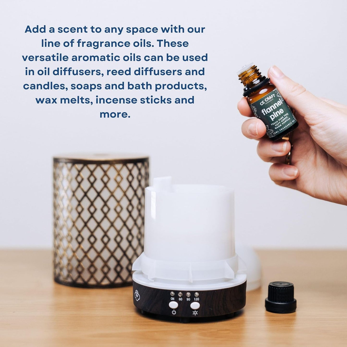 CANDECraftCo Premium Fragrance Oil – Diffuser Oils Fragrances Scented for Home, Candle Soap Making Supplies, Aromatherapy Blends for House (0.34 Fl Oz) (2-Pack, Orange Creamsicle)