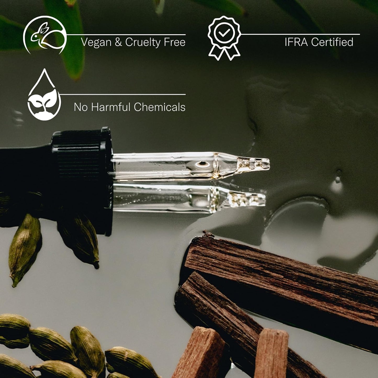 AromaTech Santal Escape Premium Aroma Oil – Uplifting & Sophisticated Home Fragrance with Notes of Sandalwood, Iris & Ocean Air for Scent Diffusers, Cold-Air and UltraSonic Scent Machines – 60 mL