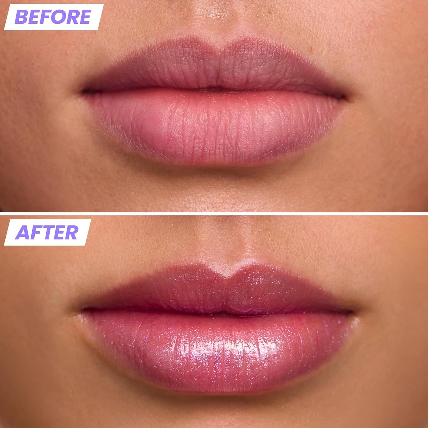 Wonderskin Lip Gloss Blading Top Gloss, Clear Glitter Lip Gloss, Hydrating and High Shine Finish Lip Makeup (Holographic)