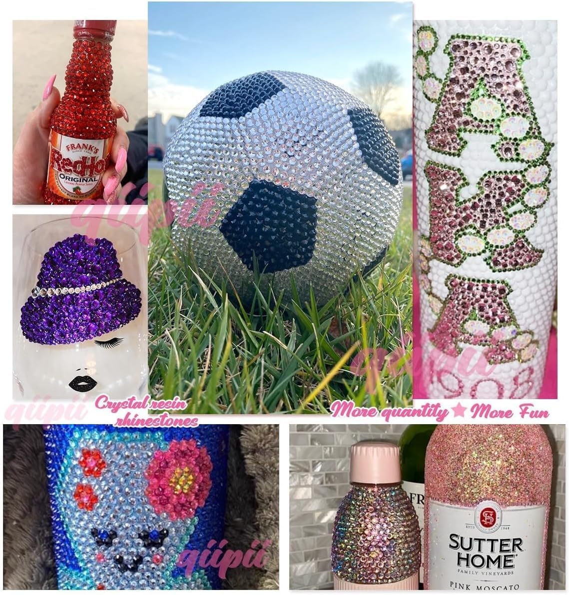 Caramel Golden Crystal Resin Rhinestones for Crafting 3mm 4mm 5mm Flatback Stones Non-Hotfix Diamonds Crystals Gems Charms for Nails Face Eyes Makeup Tumblers Bottles DIY Crafts Clothes Shoes