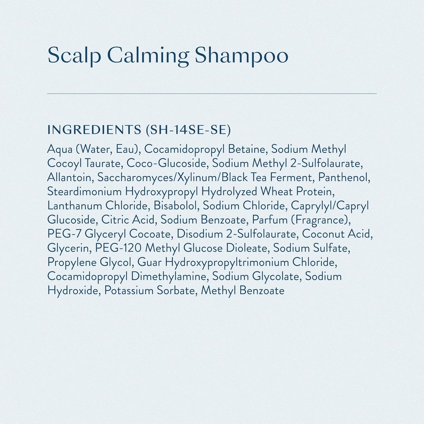 eSalon Scalp Calming Shampoo, Gentle Formula with Allantoin and Black Tea Ferment, 10 fl oz