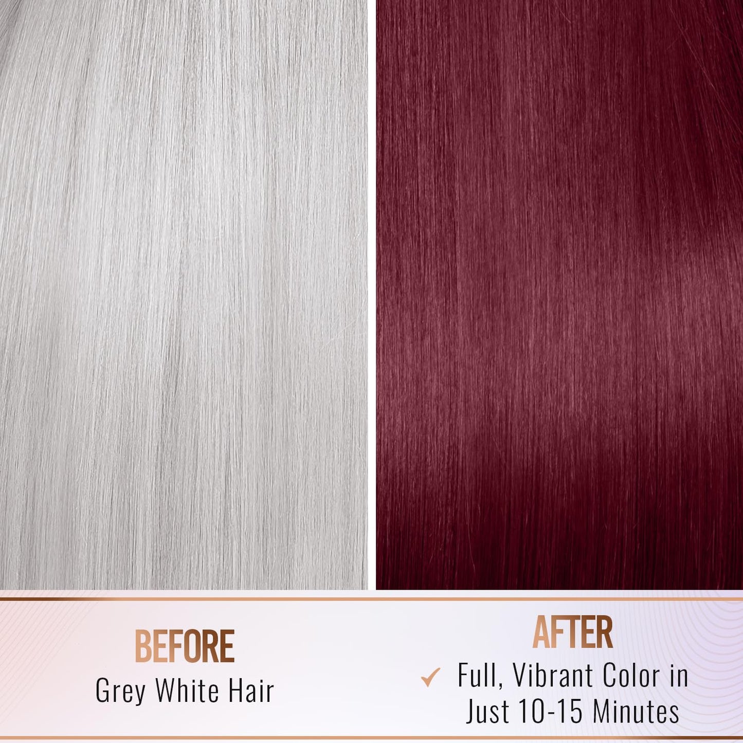 Herbishh Hair Color Shampoo – Natural Dye for Gray Hair, with Argan Mask, Travel Size, Long-Lasting Tint in Minutes, 10+1 Pack, Ammonia-Free (Wine Red)