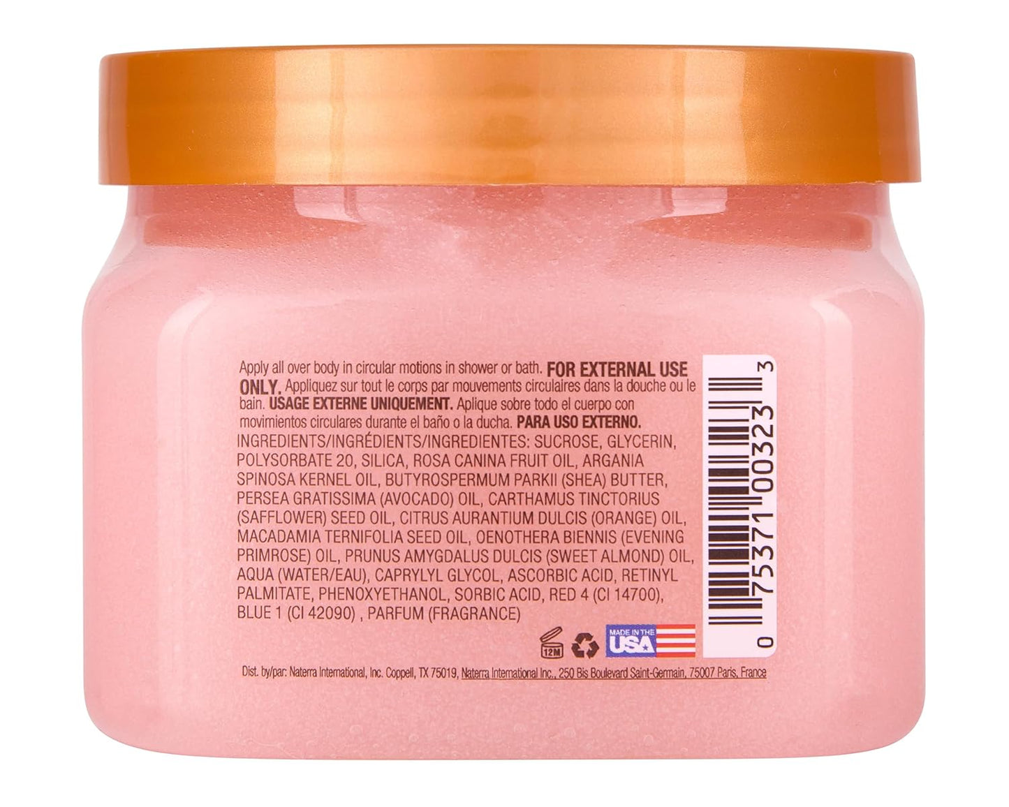 Tree Hut Moroccan Rose Shea Sugar Scrub | Exfoliating Body Scrub Removes Dead, Dry Skin for a Soft & Hydrated Feel | Nourishing Essential Body Care | 18 fl oz.