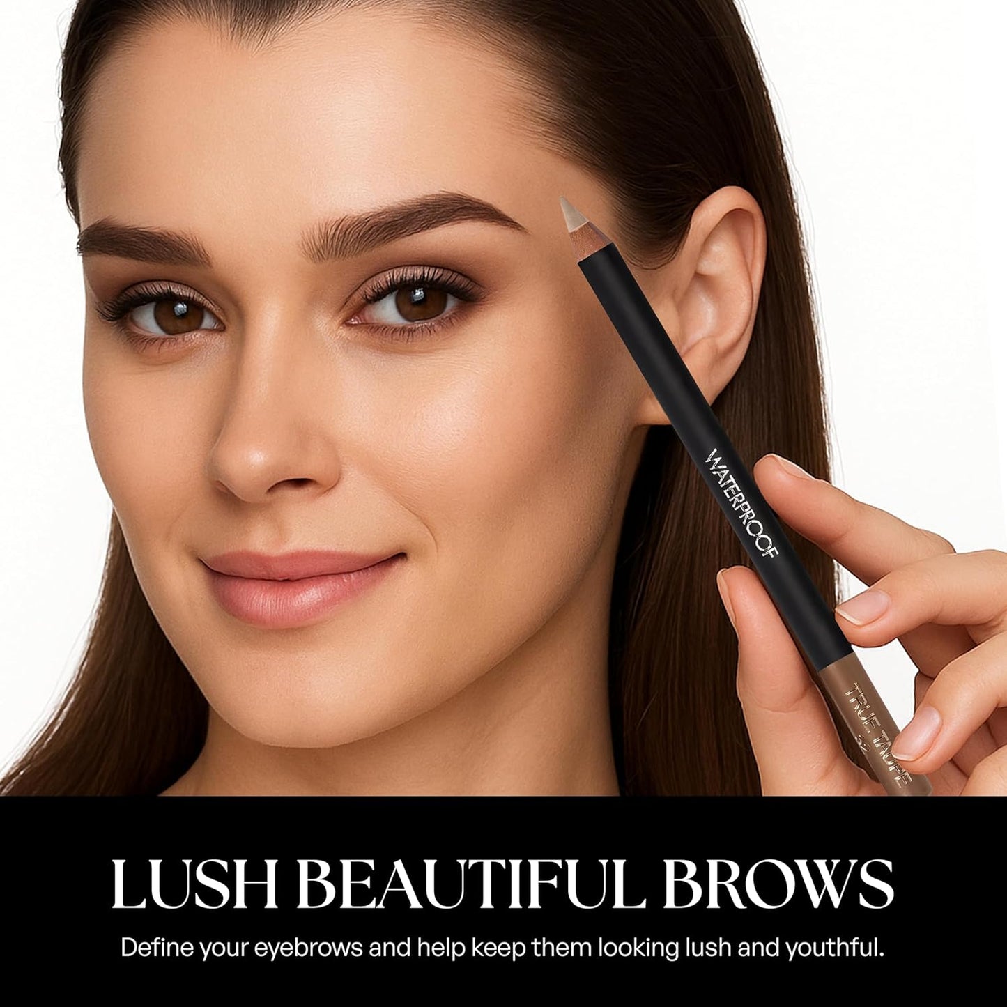 Sorme Natural Definitive Waterproof Eyebrow Pencil 0.04 oz | Smudgeproof Soft Blonde Eye Brow Pencil | Dual Purpose Brow Pencil and Brush Combo | High Definition Waterproof Eyebrow Makeup