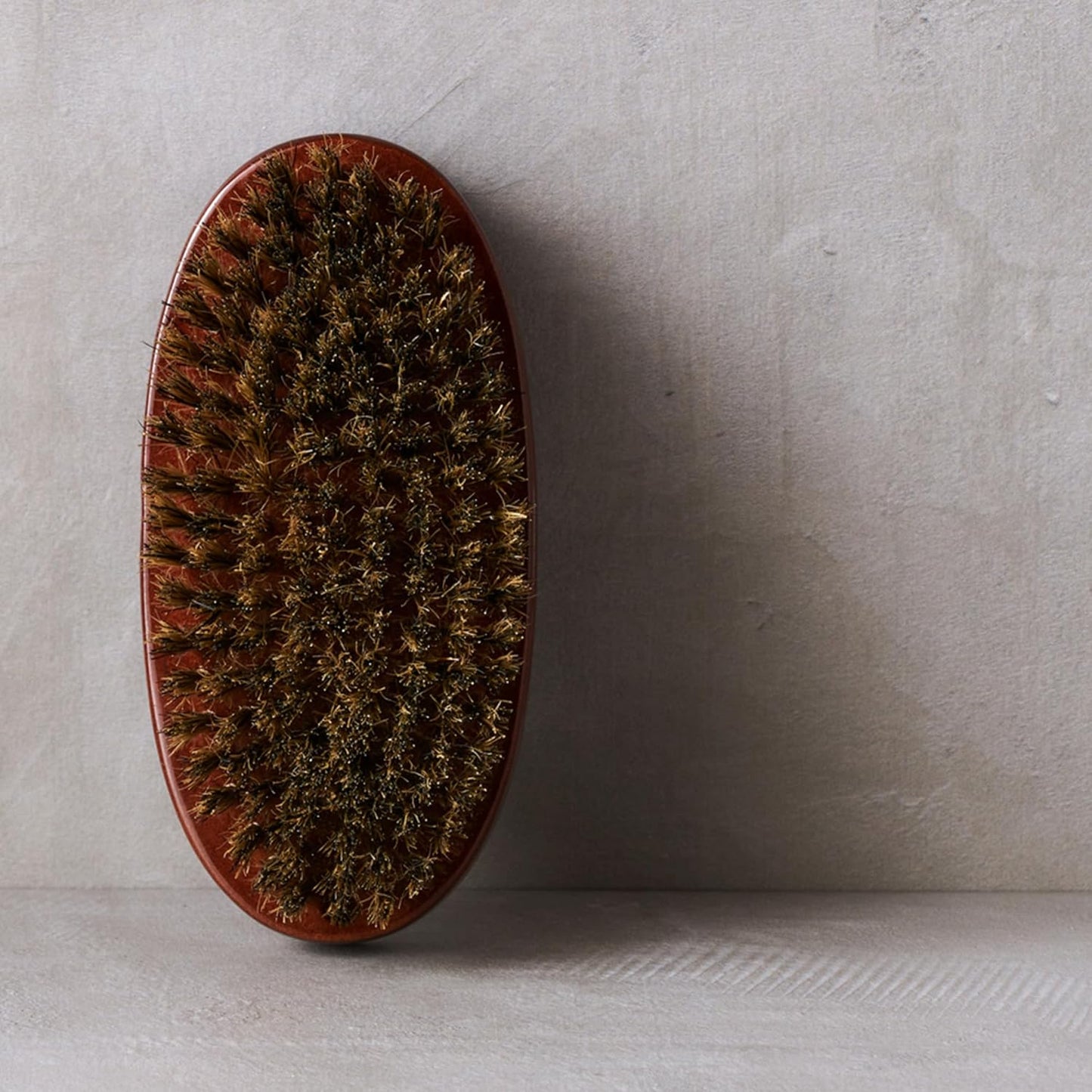 Diane Premium 100% Boar Bristle Military Wave Brush for Men and Barbers, Medium-Firm Bristles for Thick Coarse Hair, Detangling, Smoothing