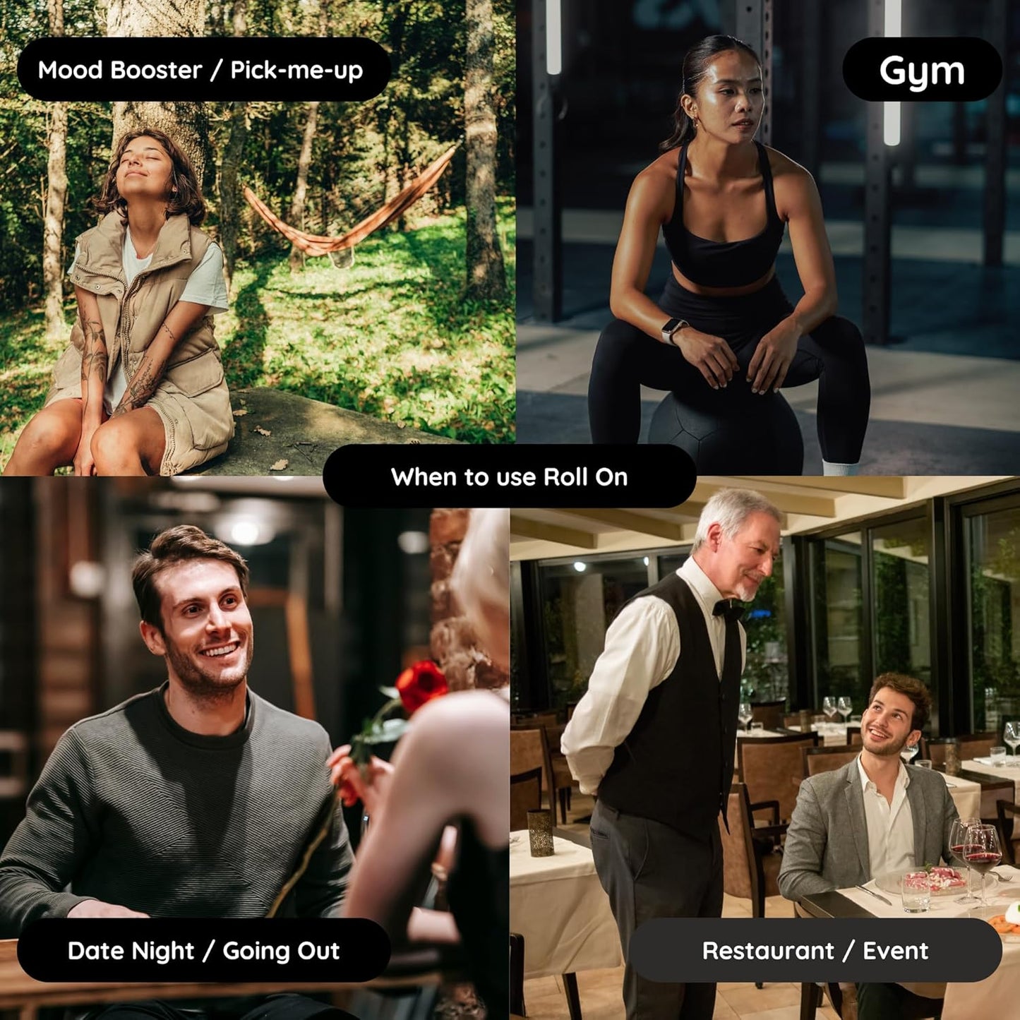 Santal Perfume Roll On with Pure Organic Jojoba Oil, Alcohol Free, Eau de Toilette, Made in California 33