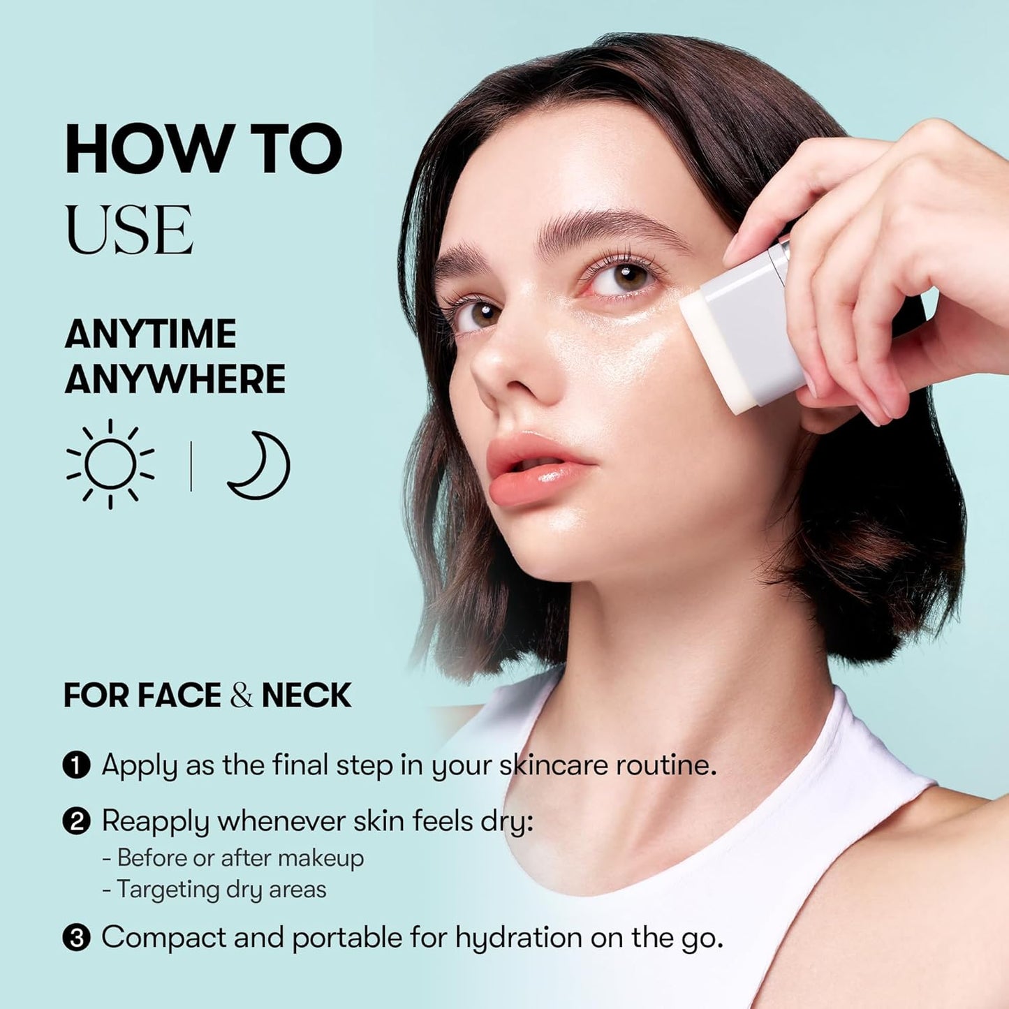 VT COSMETICS PDRN Essence Stick Balm, PDRN Collagen Multi Wrinkle Stick, All-in-One Eye & Neck Treatment, Glow Makeup Base & Face Treatment Balm, Plumping, Fine Lines (0.33 oz.)