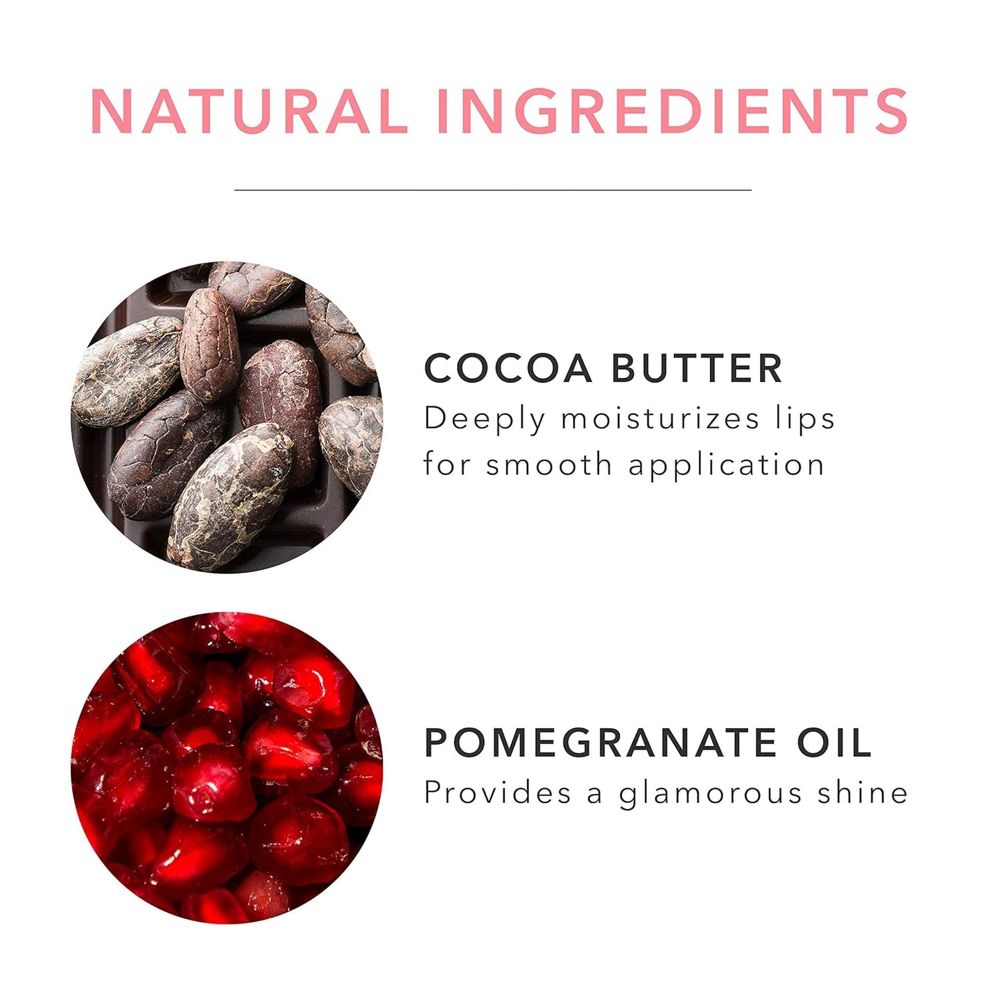 100% PURE Lip Gloss (Fruit Pigmented), Pomegranate Wine, High Shine, Moisturizing, Natural Lip Gloss, Sheer Finish, Tinted Lip Gloss w/Cocoa Butter, Vitamin E (Medium Berry Red Color) - 0.14 Fl Oz