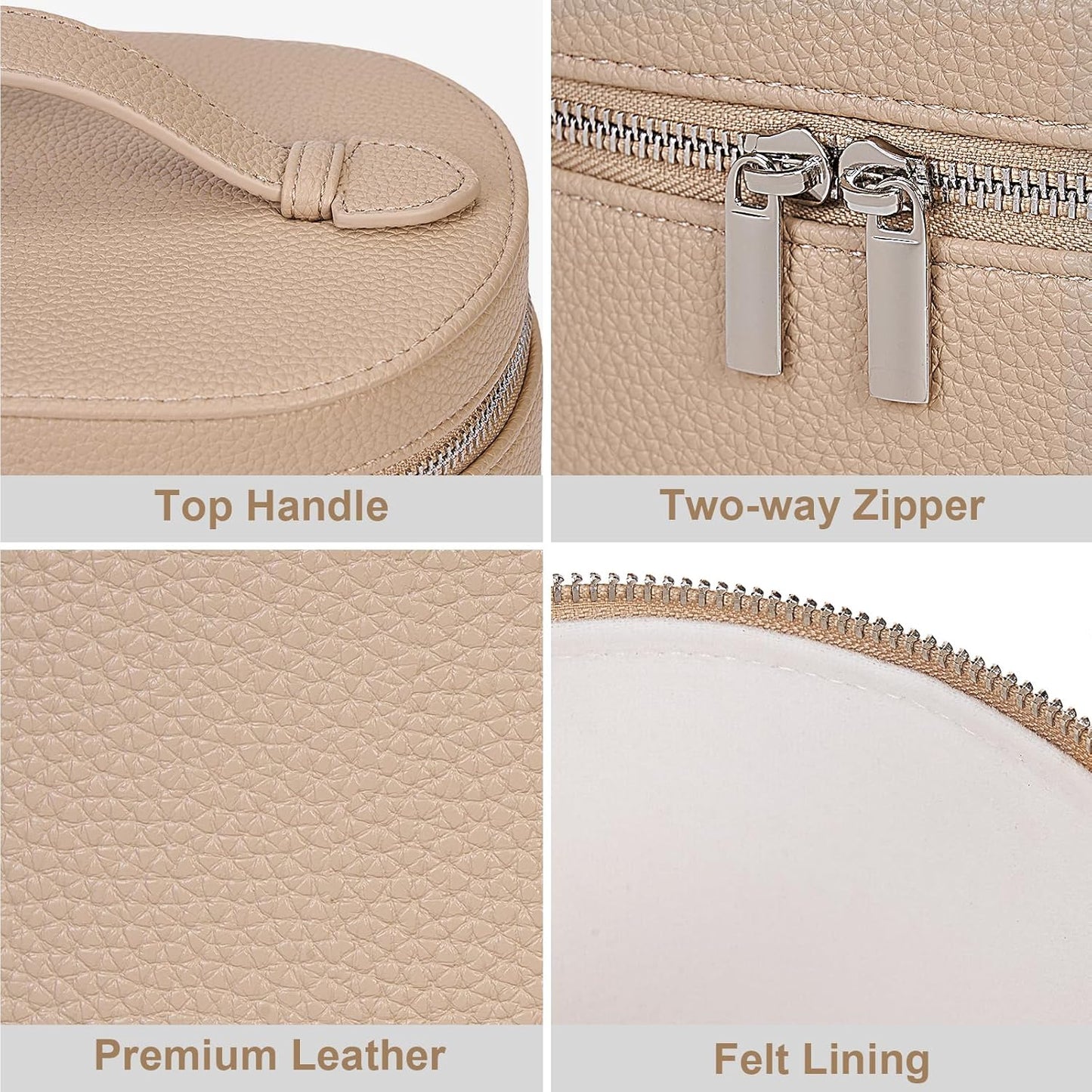 YFGBCX Makeup Bag Vanity Case with Removable Divider Travel Toiletry Bag Portable Cosmetic Bag Makeup Organizer Case