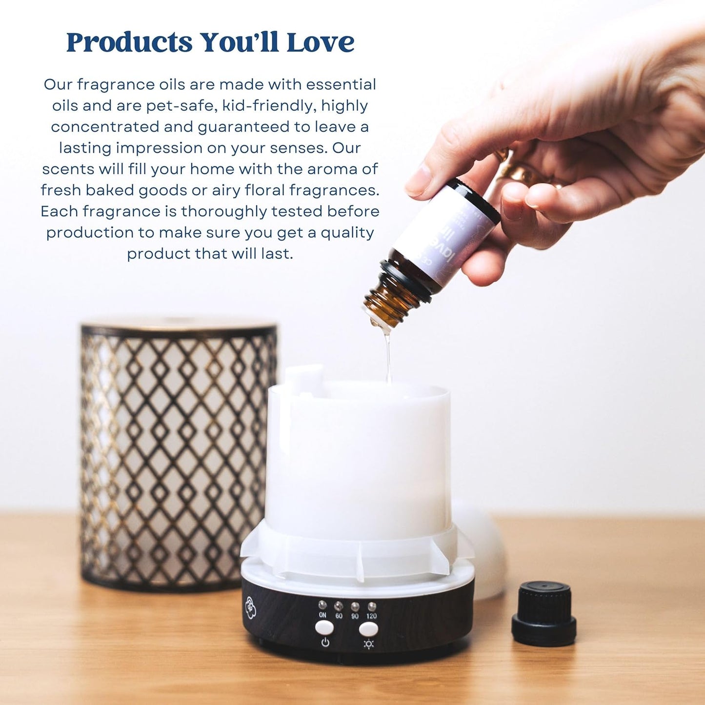 CANDECraftCo Premium Fragrance Oil – Diffuser Oils Fragrances Scented for Home, Candle Soap Making Supplies, Aromatherapy Blends for House (0.34 Fl Oz) (2-Pack, Iced Vanilla Woods)