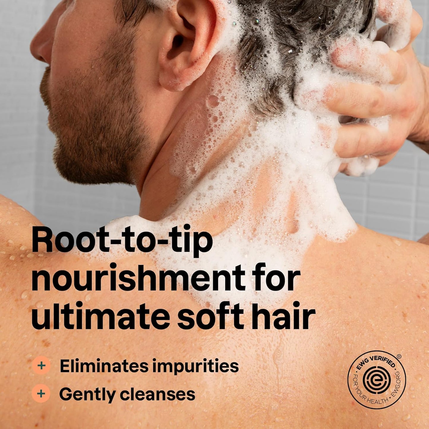 ATTITUDE Men's Shampoo and Conditioner 2-in-1, Nourishing For Dry Hair and Scalp, With Panthenol and Ginseng, 97% Natural Origin Ingredients, EWG Verified, Patchouli & Bourbon, 14 Fl Oz (Pack of 3)