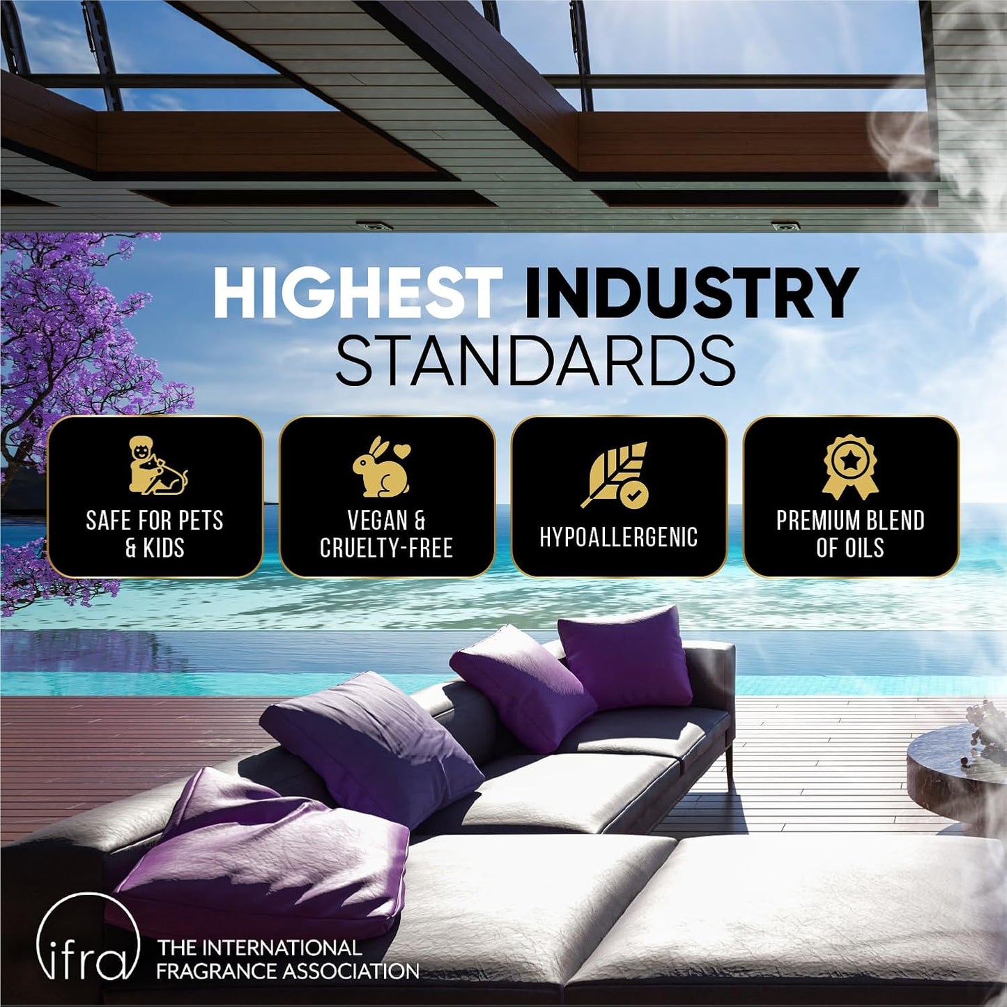 Luxury Hotel Diffuser Oil for Hotels and Homes - Aromatherapy Oils for use with an Essential Oil Diffuser at Home - Fragrance-Scent Diffuser Oil Blend (Sunrise Studio) 4.05fl oz (120ml)