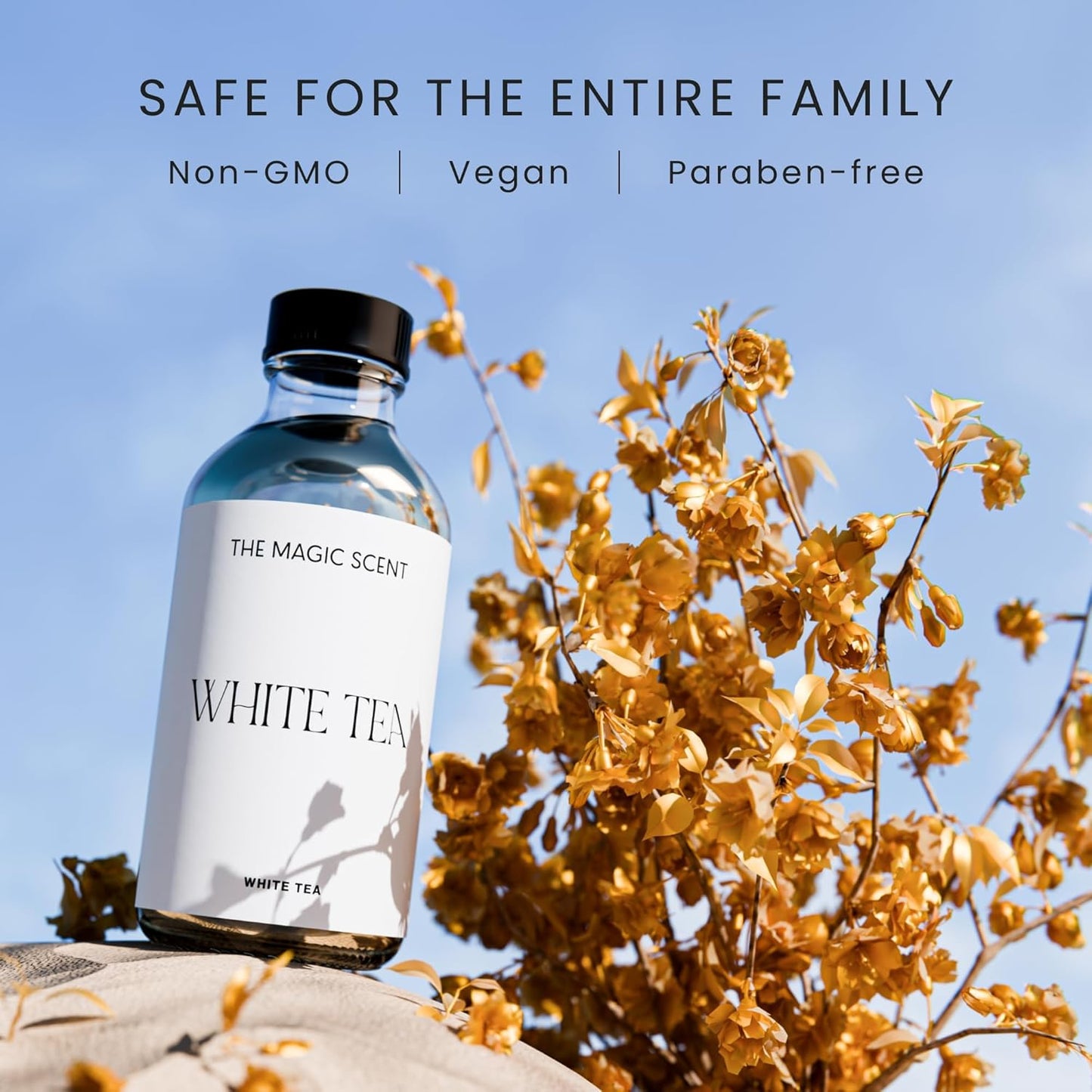 White Tea Diffuser Oil - Hotel & Home Luxury Scents - Diffuser Oil Scents for Home Designed for Use in All Diffusers - 8.5 fl oz, 250 mL