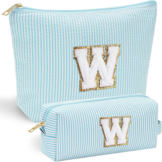 YOOLIFE Gifts for Women Her, Makeup Bag Make Up Bag Pouch Cosmetics Organizer Bag Cute Makeup Bag Skincare Bag Personalized Best Friend Wife Birthday Gift Graduate Gifts for Her W