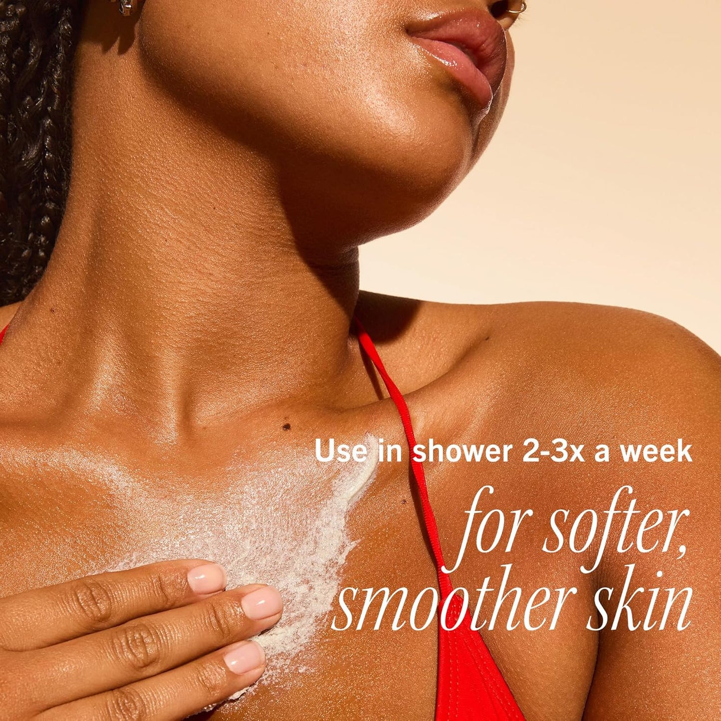 First Aid Beauty Smooth + Juicy Body Scrub Kit: KP Bump Eraser Body Scrub with 10% AHA, Daily Exfoliation Keratosis Pilaris Set to Help Reduce Chicken Skin Bumps; Strawberry, Peach, & Original (2 oz)