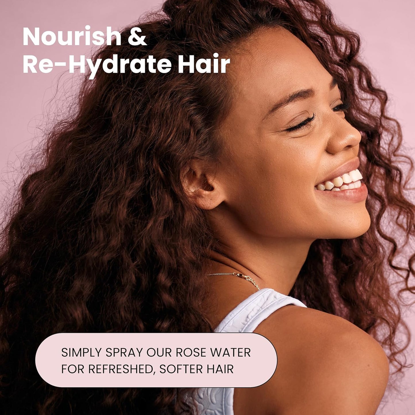 Rose Water Spray for Face & Hair - Organic USDA Certified Rosewater Facial Toner - Alcohol-Free Makeup Setting Hydrating Face Mist - Anti-Aging Toner Spray - 4 Oz